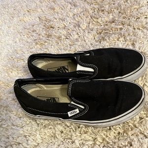 Black Slip on Vans